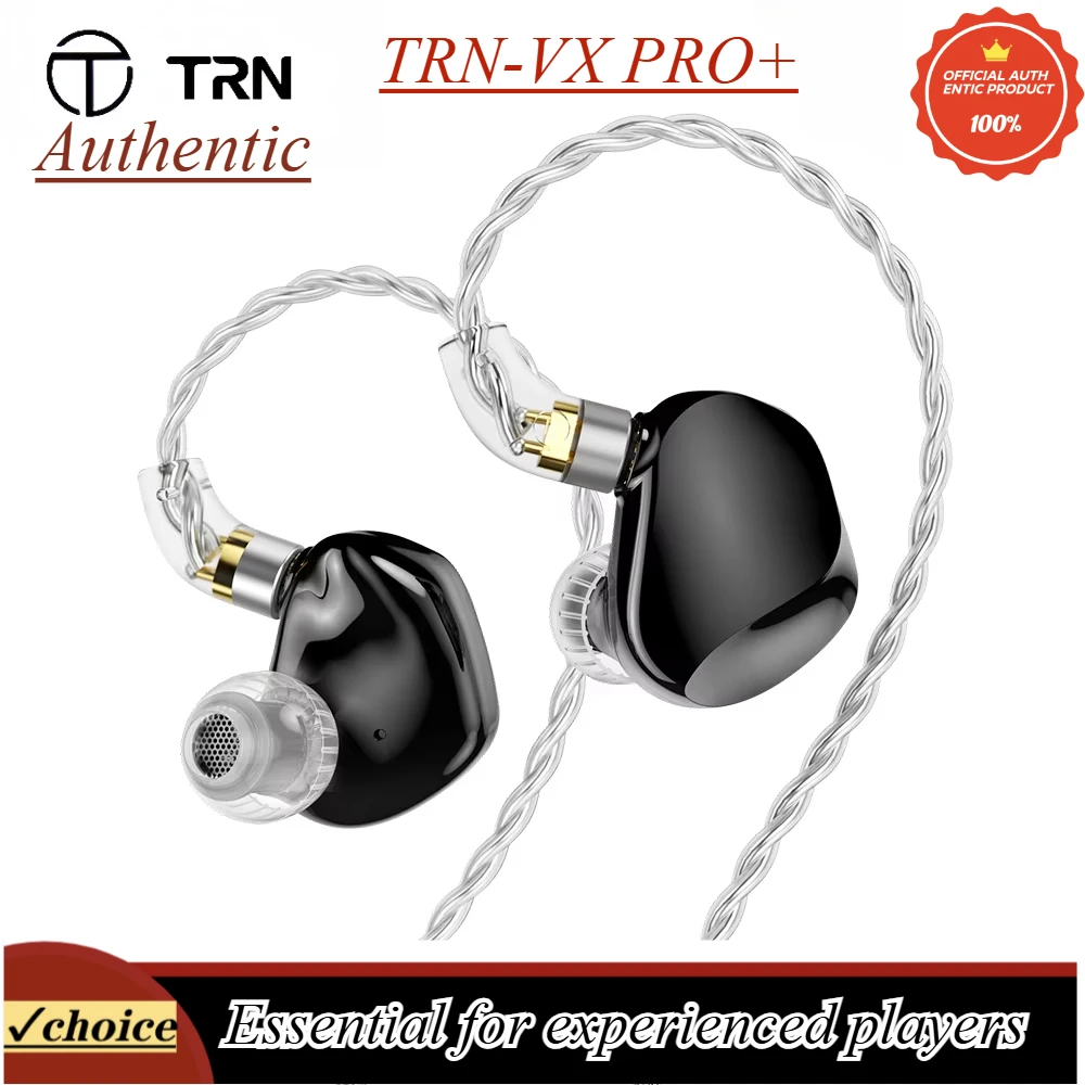 TRN VX PRO+ Gamer Hybrid Drive 8BA +1DD in-ear Earphones High-quality Earplugs Metal Heasets HiFi Music Earbuds ZAR ZSX ZAS