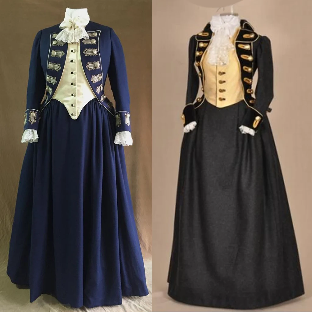 19th Century Fashion dress lady w cosplay Duchess Dress Victorian Steampunk Gothic Dress walking dress Circus Theater Costume