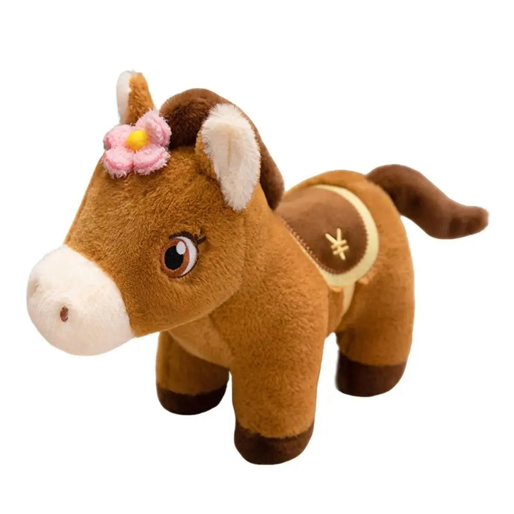 

Cozy Stuffed Pony Colorful Design Funny Friends Stuffed Horse Blessing Gift Cute Little Horse Cartoon Dollar Pony