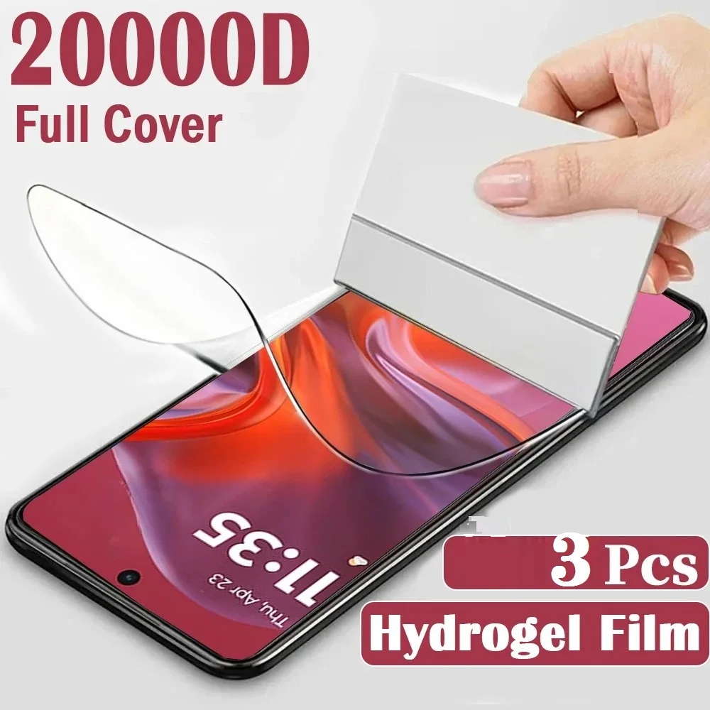 3Pcs Hydrogel Film For Motorola Moto G Stylus G Play 2023 2024 5G Moto G Power 2025 2024 Screen Protector