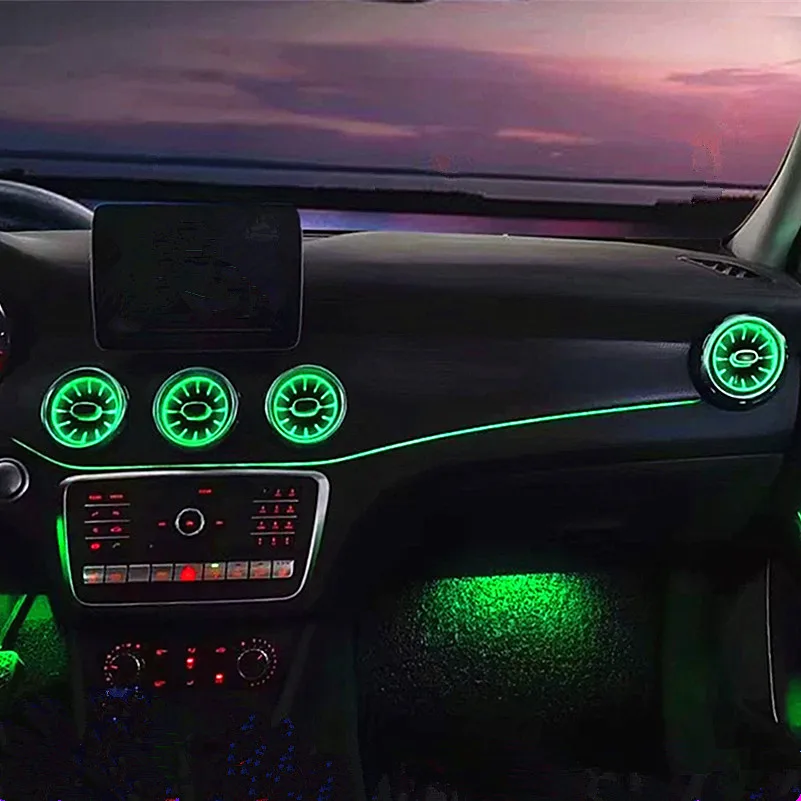 

modified luminous vent for Mercedes-Benz W117 CLA200 and CLA220 in 64 colors from 2013 to 2019