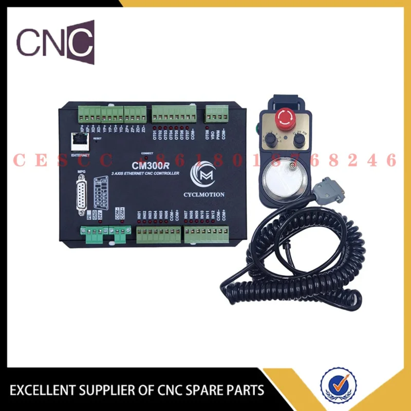 Cnc Engraving Machine Control Board Cyclmotion Supports 6- 3d Real-time Tool Path Cm600 Rtcp   6-axis Handwheel Kit