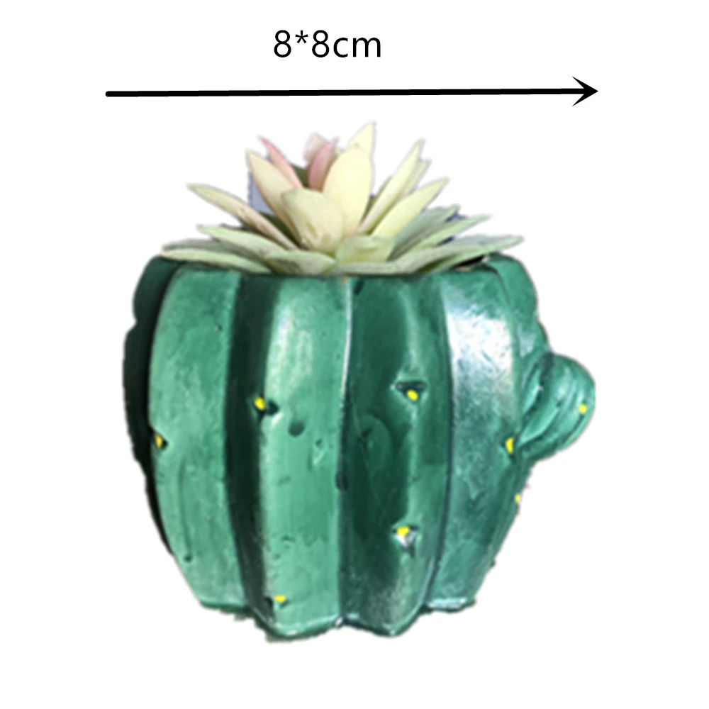 Tynk cementowy żywica kaktus w doniczce robienia 3d silikonowej formy betonowa doniczka domowe rzemiosło narzędzia do dekracji