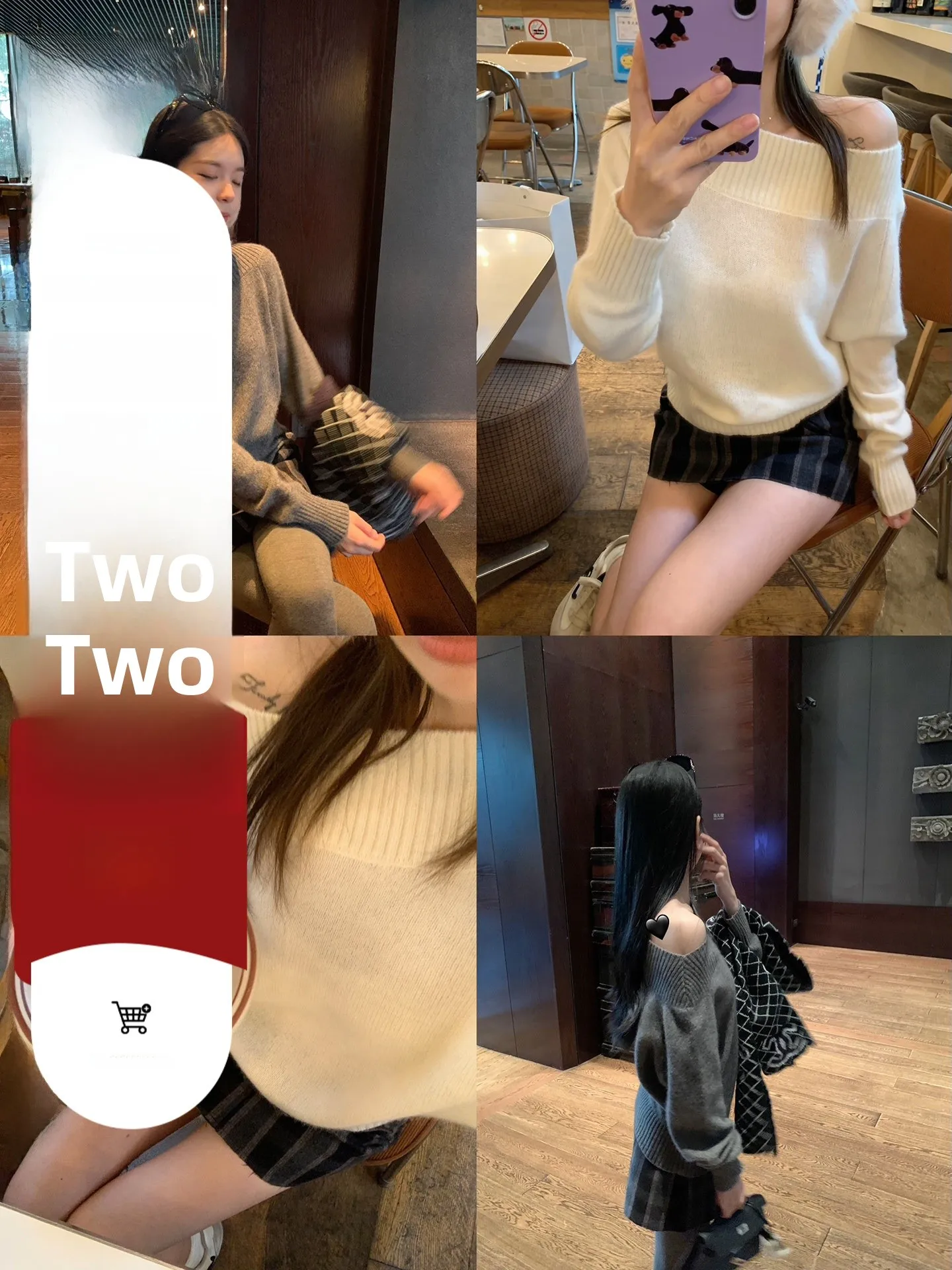 

Blue 00% Wool One-oulder Knitted Sweater Base Layer Inner Wear Lazy Girl Sle Knitwear Top Coat for Women Autumn Winter