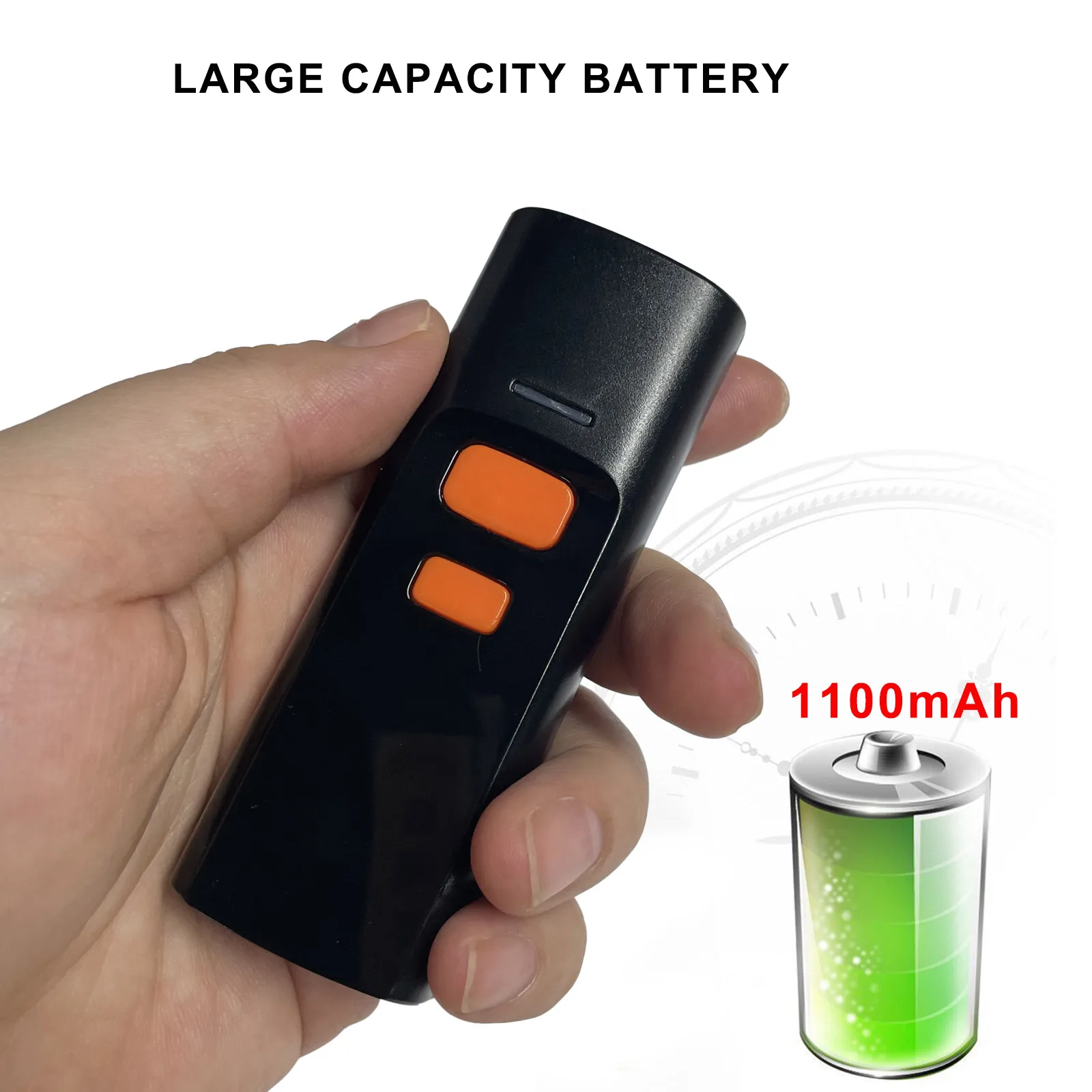 Picture 7: 2D Barcode Scanner Mini Wireless Bluetooth Handheld Portable 1D 2D QR Code Data Matrix PDF417 Reader With Charging Dock