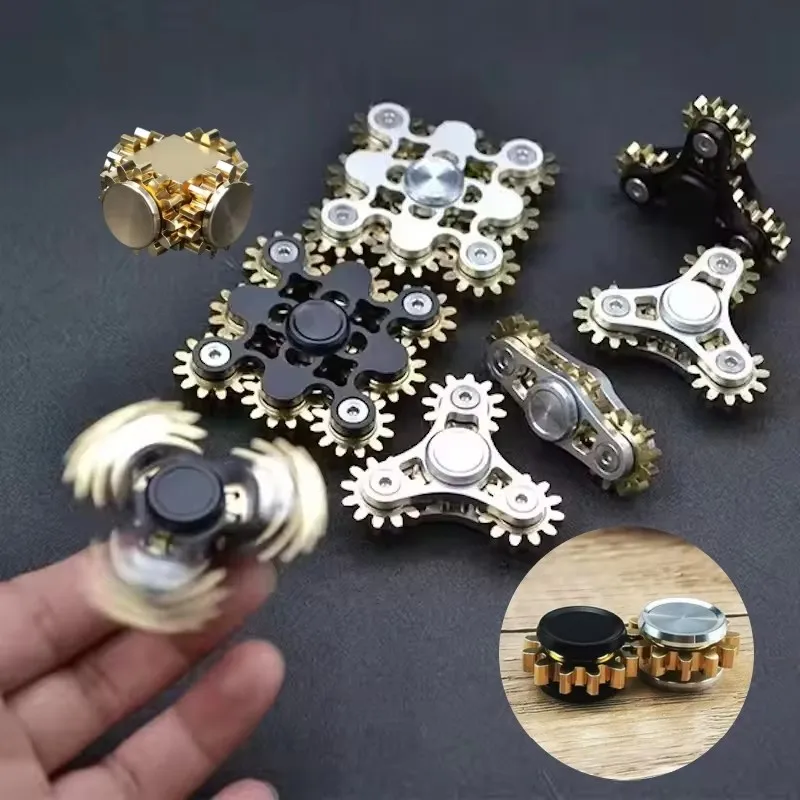 

Приманка, механическая шестерня, гироскоп на кончике пальца, медь, Непоседа, соединение с девятью зубьями, EDC, ротор из металлического сплава, фокусировка, декомпрессионные игрушки