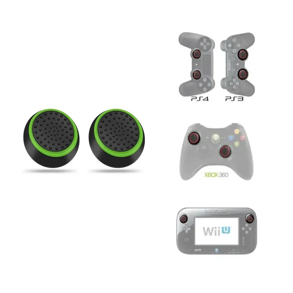 2 قطعة غطاء سيليكون غطاء زر عصا التحكم لوحدة تحكم Dualsense Ps5 DualSense5