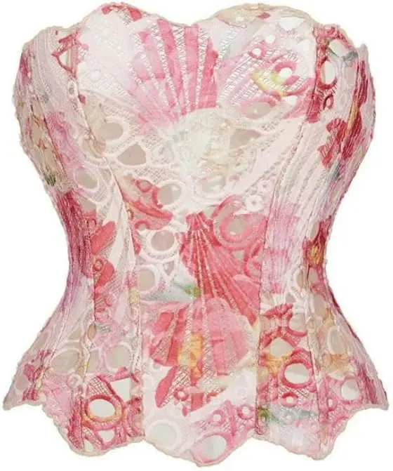 

Corset Vintage Corset Tops Women Lace Double Fit Sexy Corset Floral Lingerie Party Club Costume