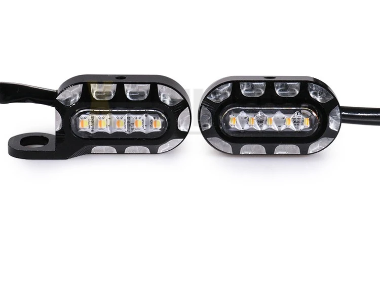 

Motorcycle Modified Direction Light Suitable for Harley 883 1200 Fat Boy LED Turn Signal Turn Light
