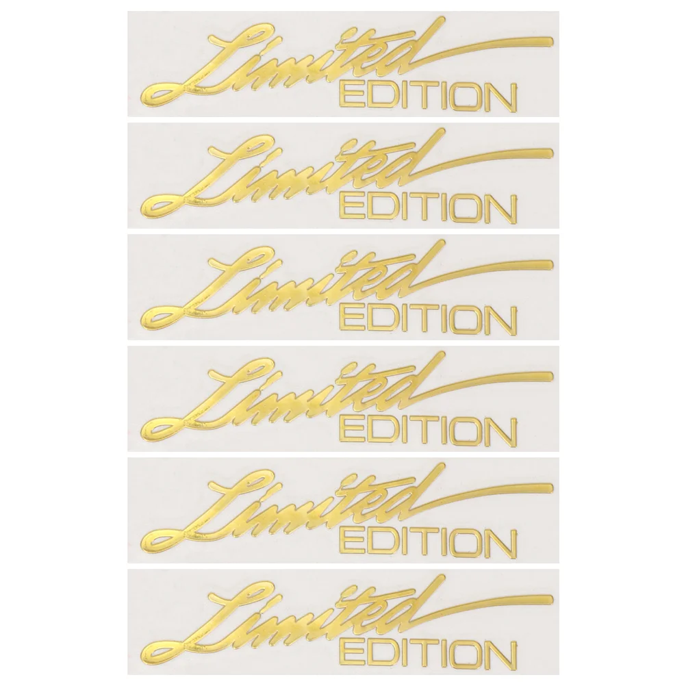 

6pcs Metal Car Stickers For Men Car Decals Stickers For Exterior Bumper Hood Decoration Auto Accessories Truck Emblems