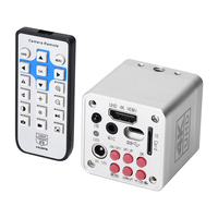 Hayear Ultra HD 4K HDMI 1080P USB Digital industrial Microscope Camera lab detected images acquisition video recorder silver