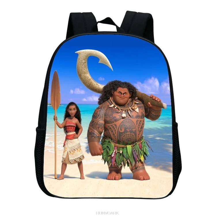 Cartoon Children Backpack Princess Moana Printed Baby Kids Preschool School Book Bags Small Bag Boys Girls Schoolbag Mochila