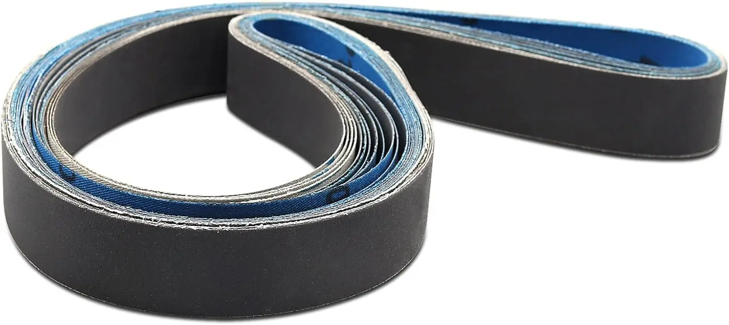 

1x42 Sanding Belts for Knife Sharpening, Silicon Carbide 600/800/1000 Grit, 12-Pack Fine Assortment
