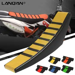 Universal Motorcycle Pro Ribbed Rubber Artificial leather Gripper Soft Seat Cover For SUZUKI RM RMX RMZ 60 65 80 85 125 250 450