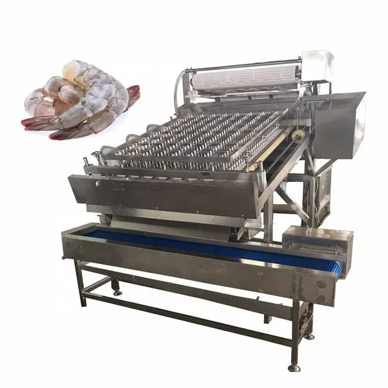 Automatic Fresh Shrimp Sheller / Fresh Shrimp Shelling Machine / Shrimp Shell Removing Machine