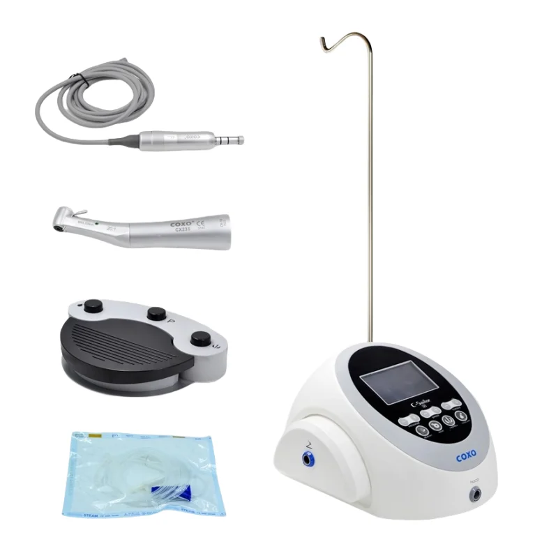 

C-SAILOR Dental Implant Machine Surgical Brushless Motor Pedal Control With 20:1 Contra Angle Implantation System