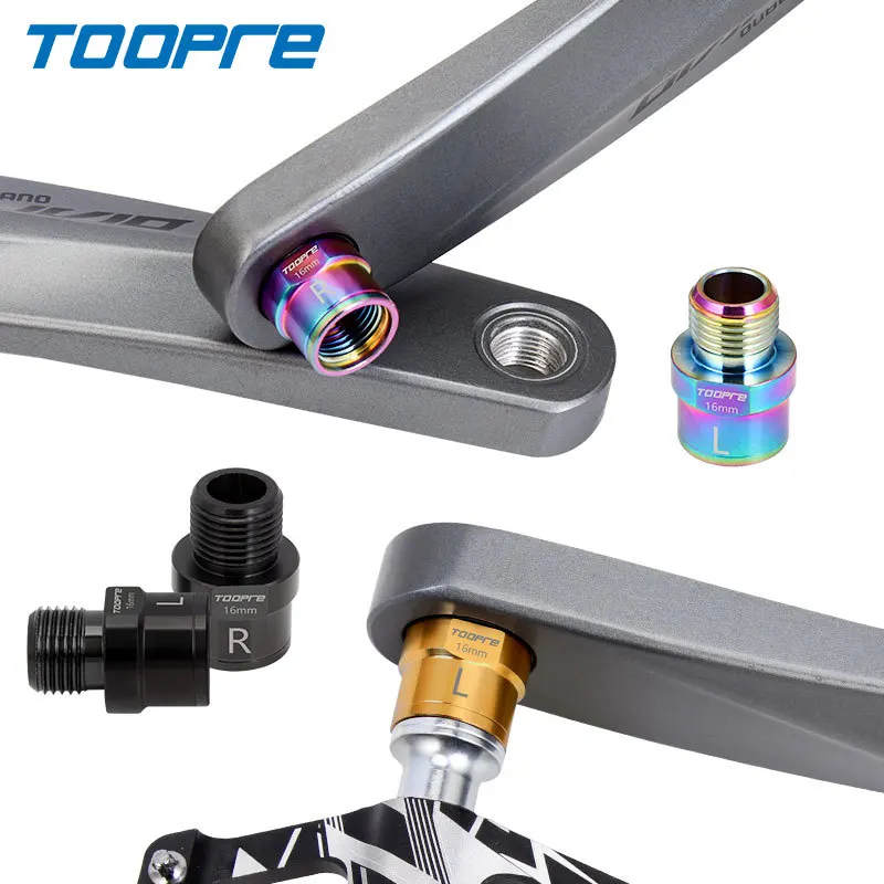 

TOOPRE MTB Bike Pedal Extender Extension Pedal Axle Crank Extension Extension Bicycle Accessories Bike Parts