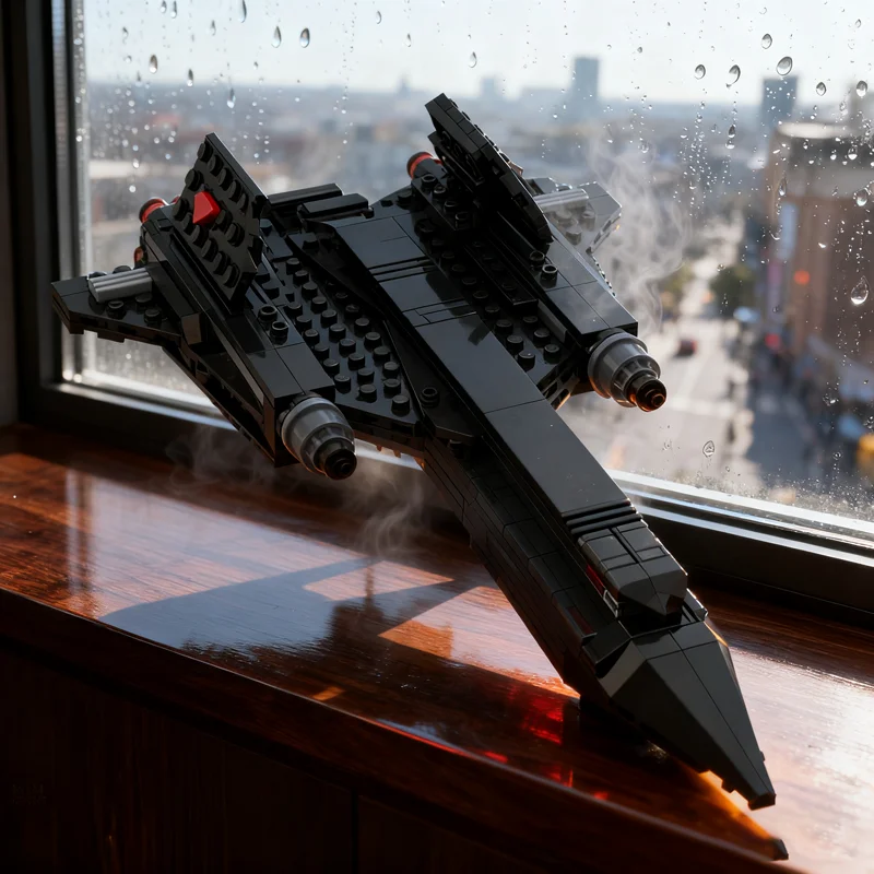 309 قطعة MOC Lockheed SR Blackbird البديل بناء ستار معركة نموذج بناء هدايا عيد الميلاد اللعب كتل التعليم المعمارية