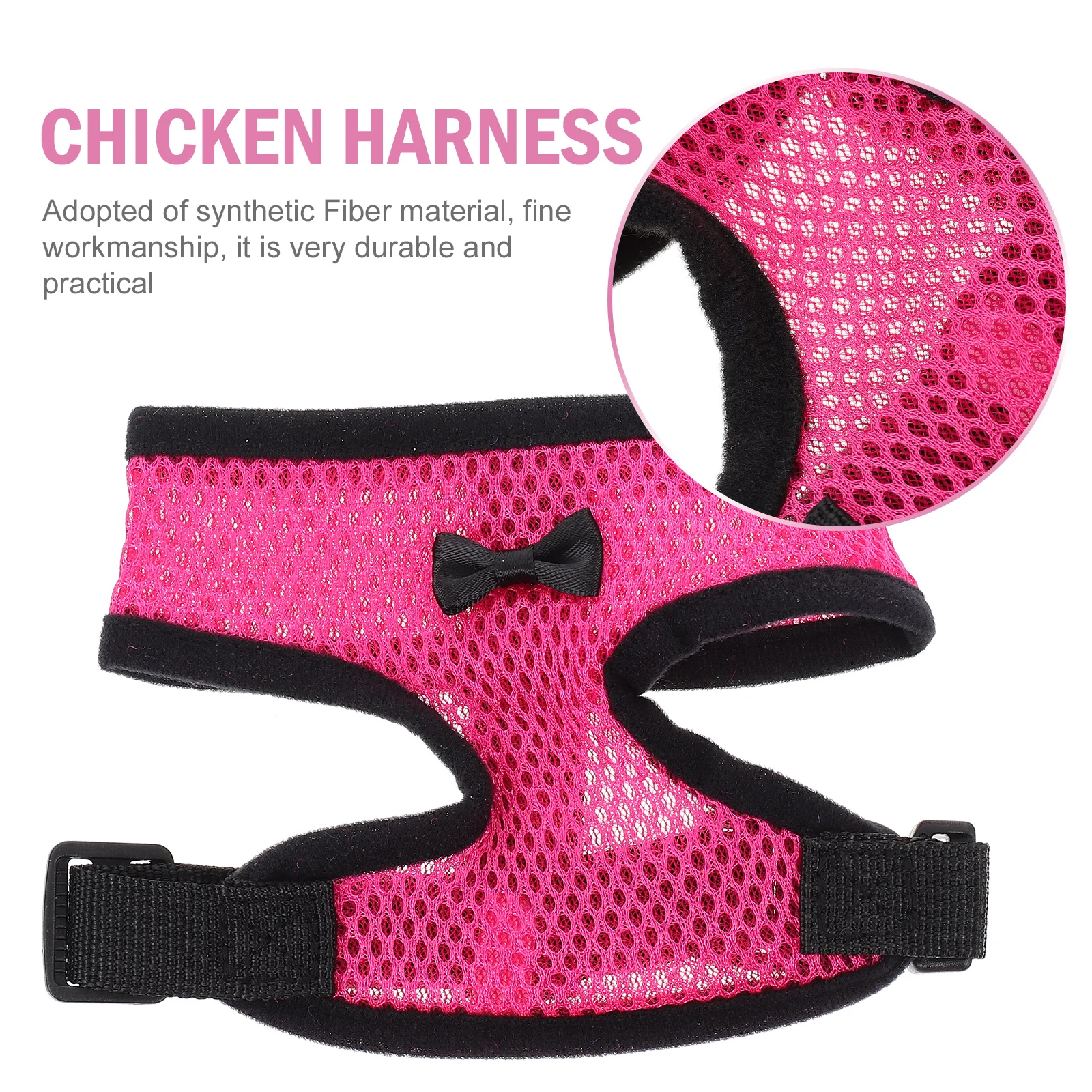 

Premium Chicken Harness Hen Vest With Leash Wearable Durable Training Harness For Halloween Christmas Carnival Multiple Sizes