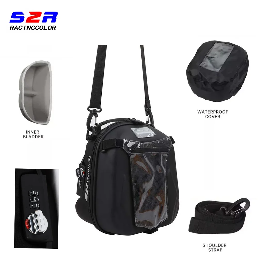 

For Kawasaki Z400 ER400 Z650 ER650 Z650RS ER650 Ninja ZX 4R ZX400 Accessories Tank Bag Luggage Storage Bags Backpack Tanklock