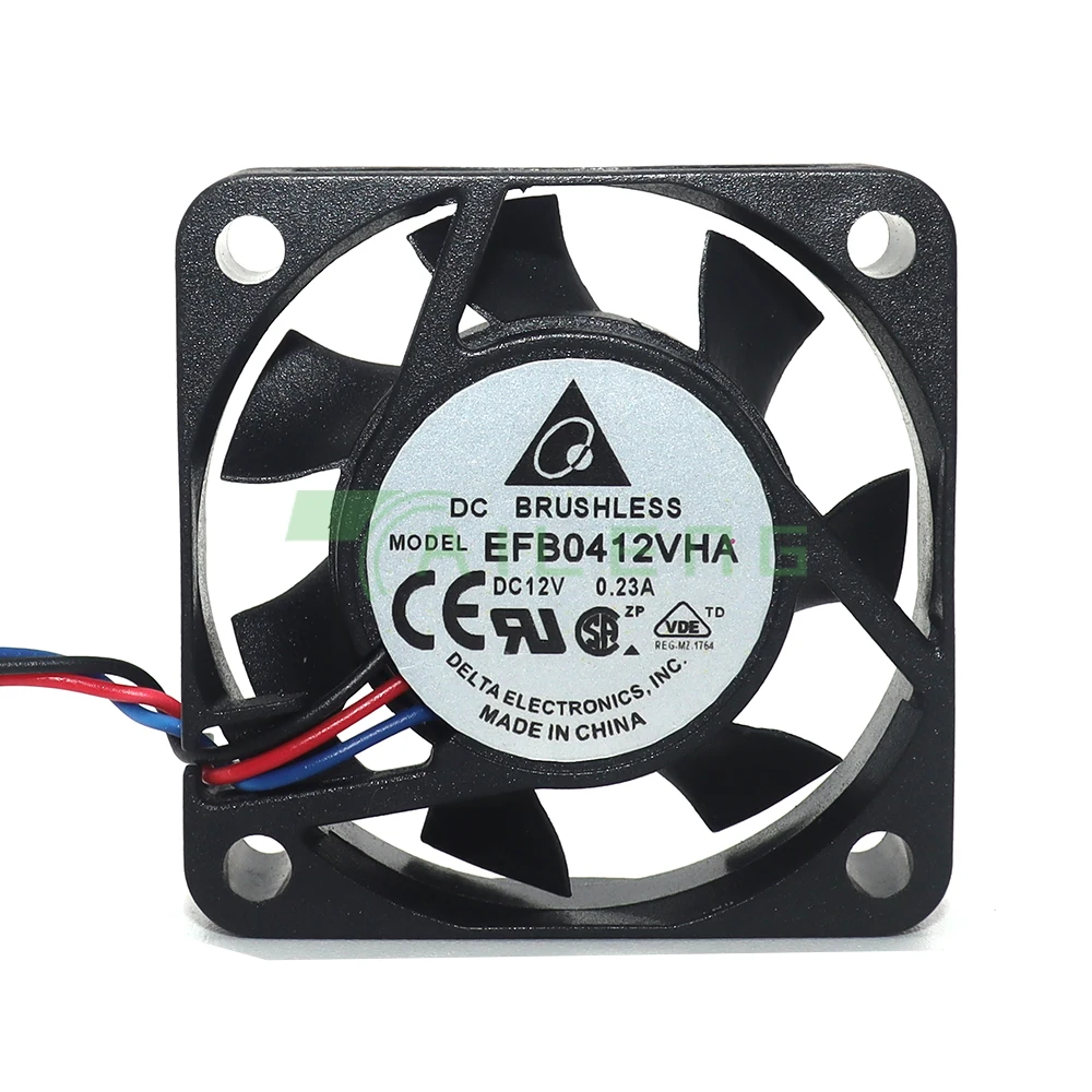 Ventiladores de refrigeración de servidor axial para delta EFB0412VHA, 3 pines, 40MM, 4010 DC, 12V, 0.20A