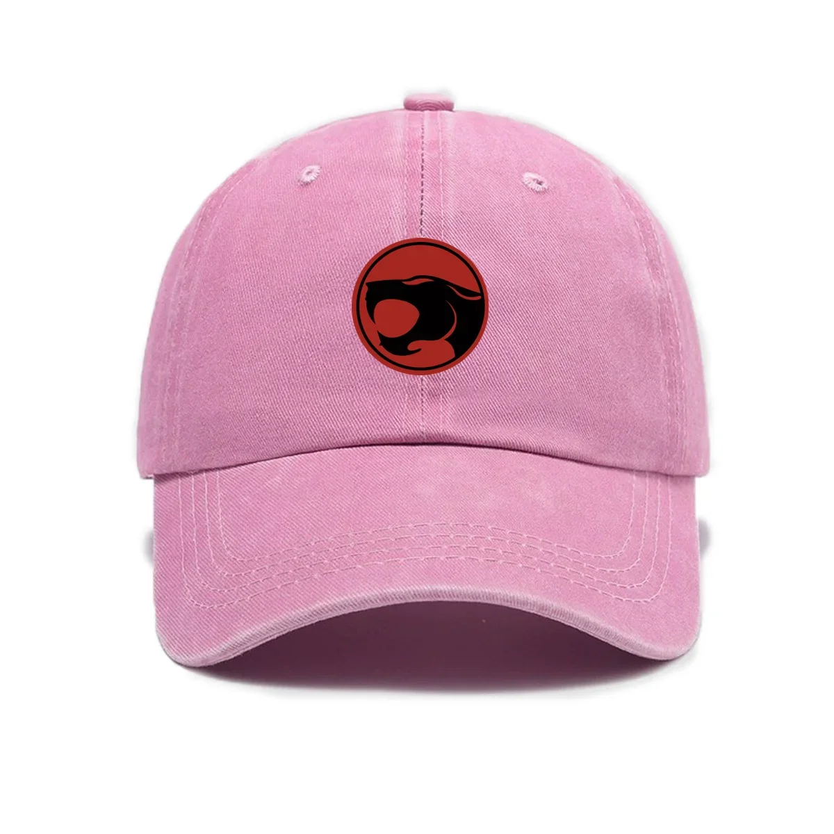 Bedruckte Thunder Cats Baseballkappe aus gewaschener Baumwolle, Unisex, für den Außenbereich, verstellbar, lässig, Retro, weiches Oberteil, Dad Cap – Detail 6
