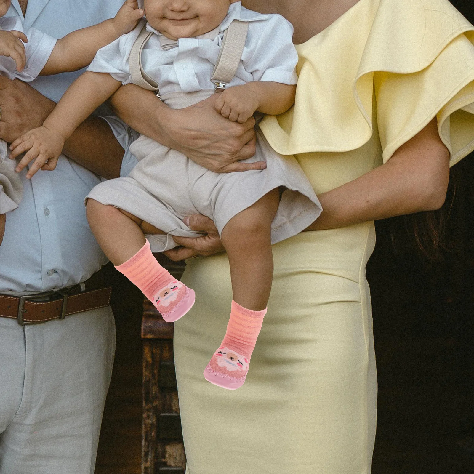 

1Pair Anti-Slip Baby Walking Socks Mesh Soft Sole Infant Training Shoes Non-Slip Indoor Floor Socks for Toddlers Boys Girls