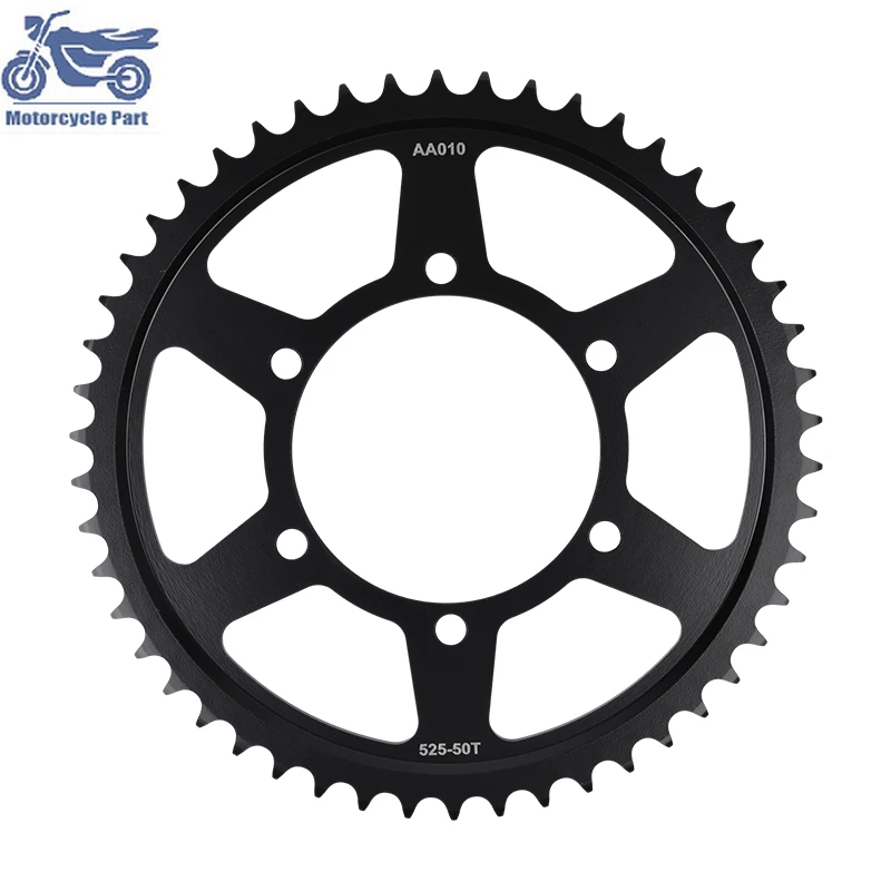 For Triumph 800Tiger 800 Tiger XC 11-16 800 Tiger XCA  XCX XRT XRX 15-20 Motorcycle Rear Sprocket 20CrMnTi 525-50T 520 Chain 50T