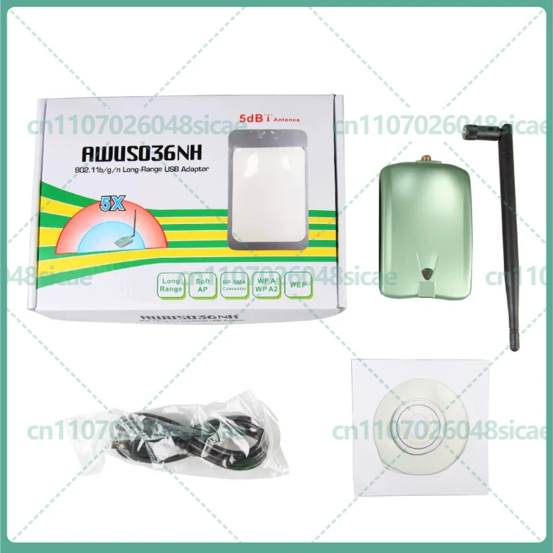 1-5pcs FOR ALFA AWUS036NH RTL3070L 802.11n 150Mbps USB WiFi Adapter Driver-Free Monitor Mode Kali Linux