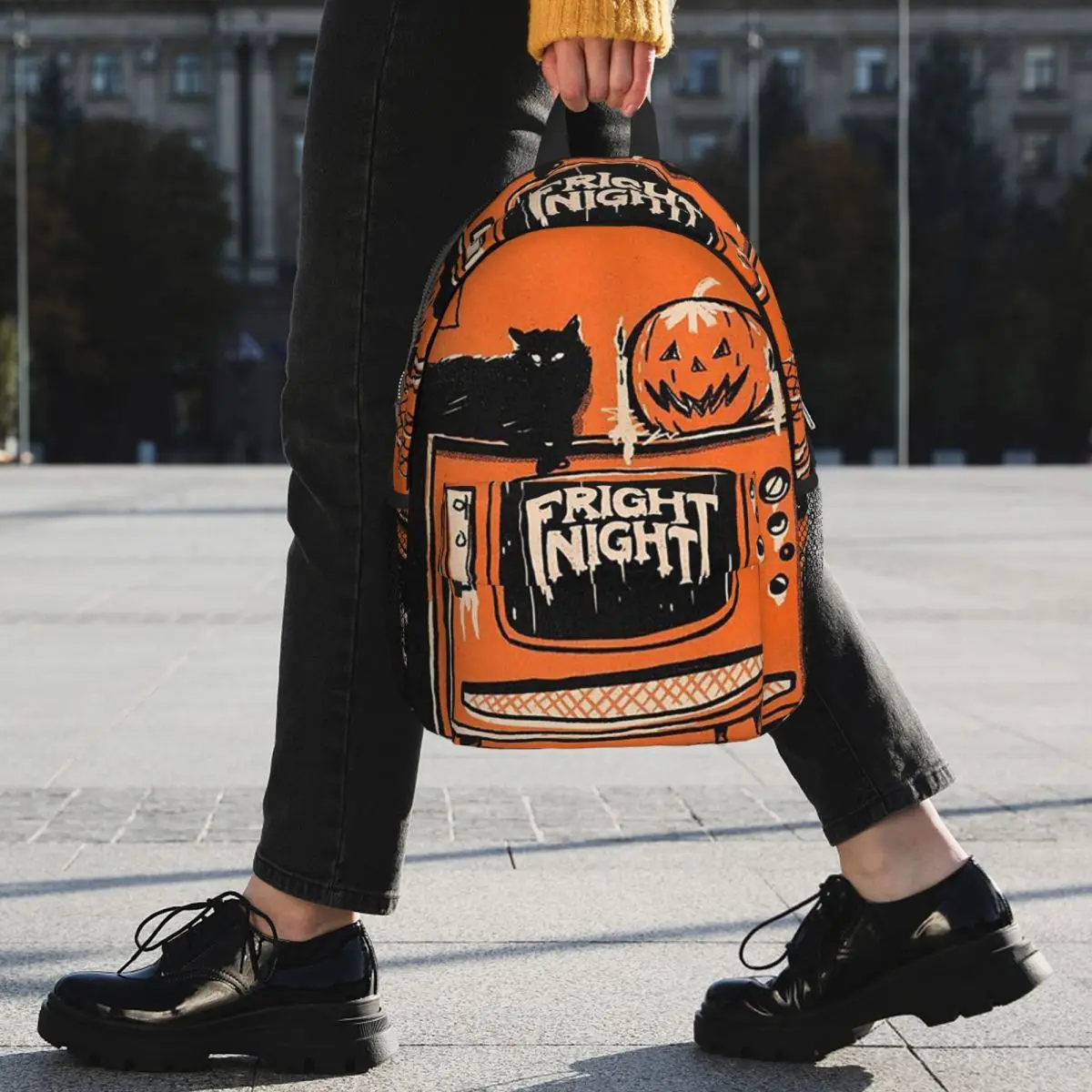 Mochila de dibujos animados de Halloween para el Día de Todos los Santos, mochila para estudiantes, niños y niñas, bolso escolar para niños, bolsos de hombro para ordenador portátil para hombres y mujeres