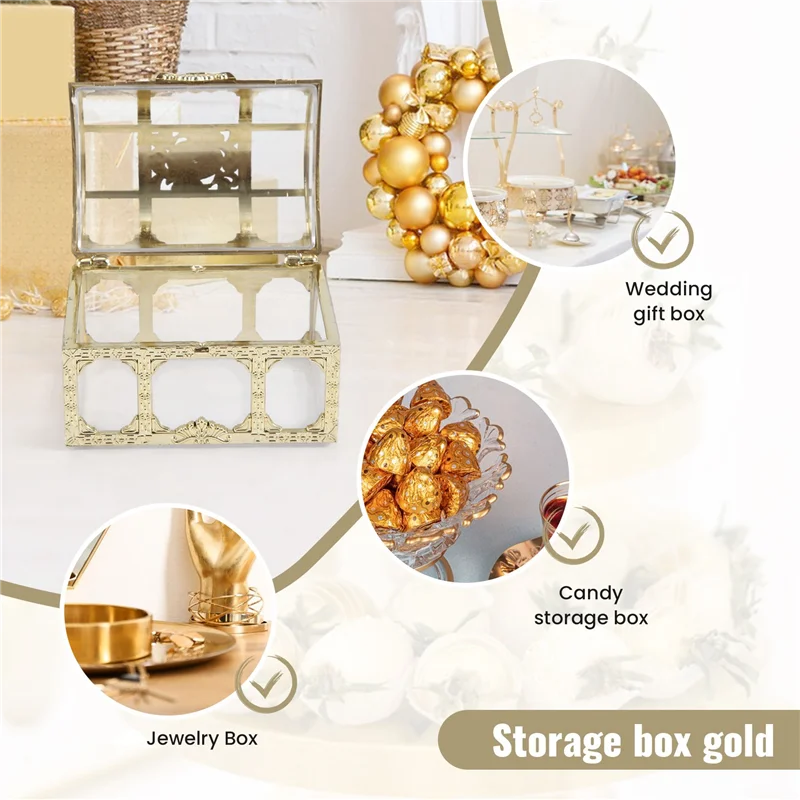 

PZHI-Mini Jewelry Box Candy Ring Earrings Necklace Case Gift Birthday Party Wedding Decor Jewelry Packaging Bead Storage Organiz