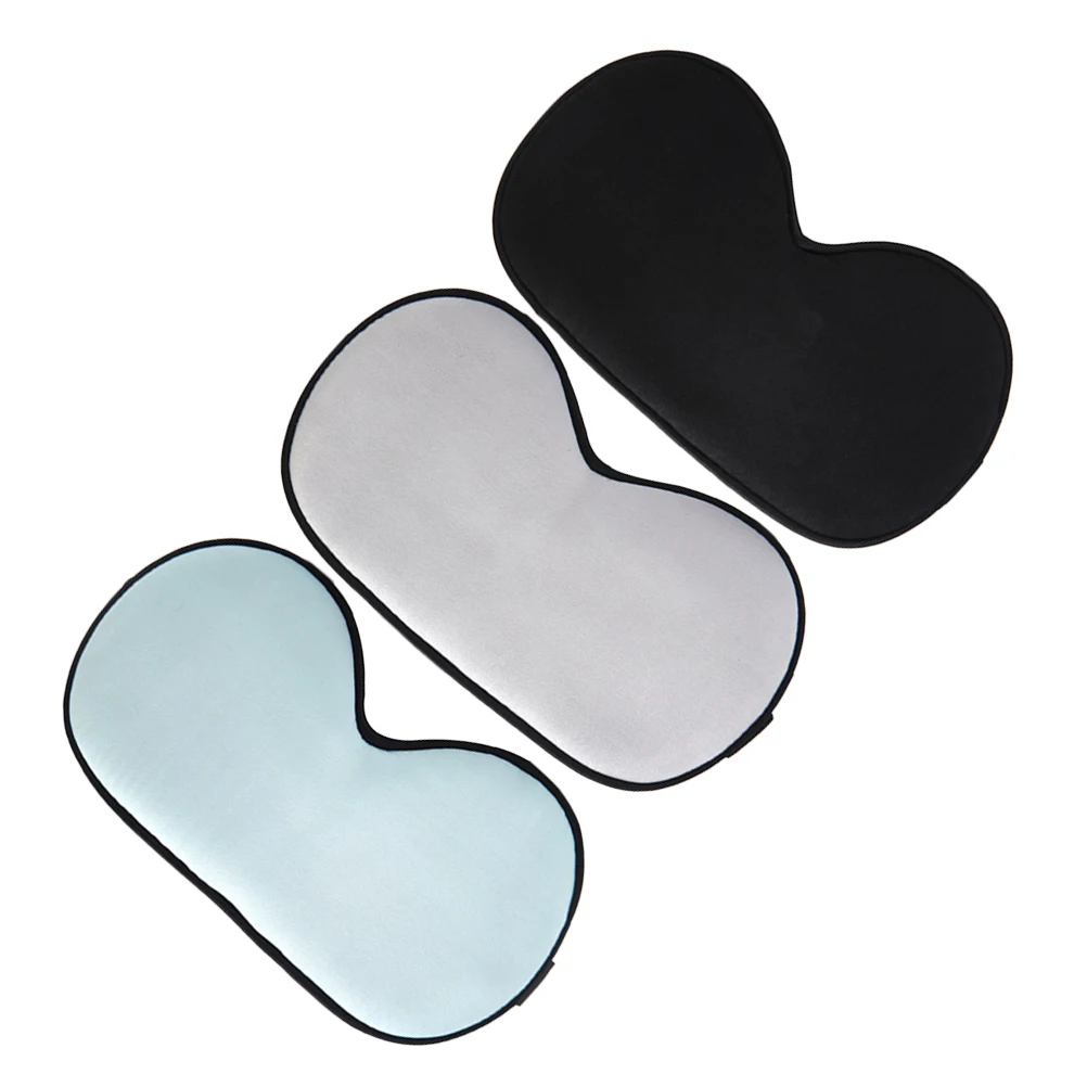 

3pcs Sleep Mask Eyeshade Eyeshade Blindfold Blackout Rest Patch Lightweight Soft Durable Travel Home Hotel Train