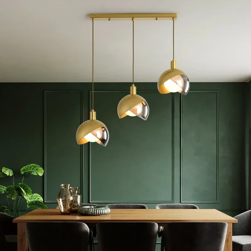 

Nordic Minimalist Glass Pendant Light Luxury Restaurant Living Room Showcase Bedside Coffee Shop Decoration Pendant Lights