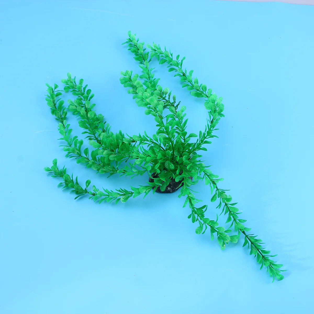 

35Cm Artificial Aquarium Plants Realistic Fish Tank Decorations Washable Base Stand For Fresh Salt Water Plastic Aquatic Plants