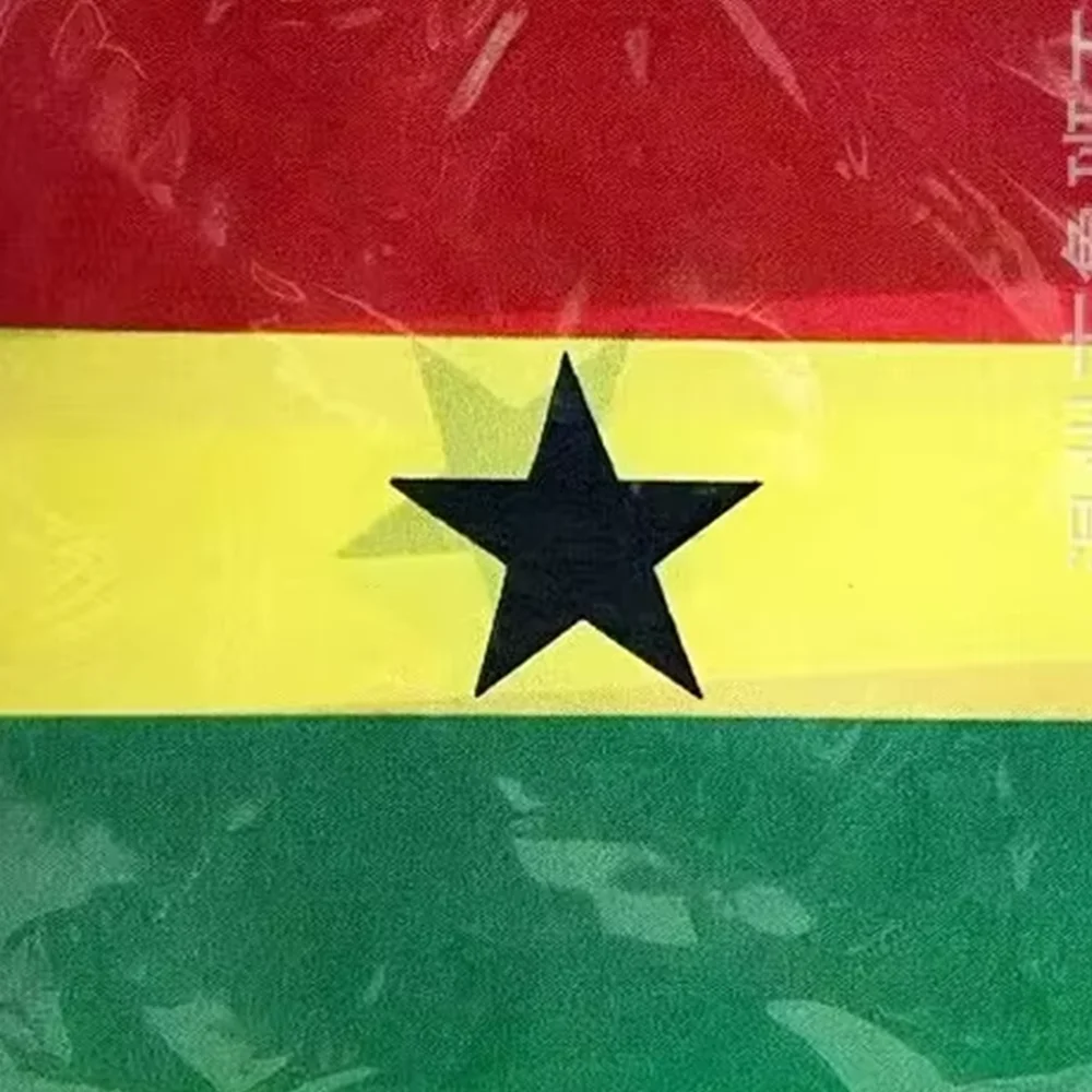 TIKI FLAG Ghana bunting flags 14x21cm 20pcs/lot Pennant Ghana String Banner Festival Party Holiday for decoration