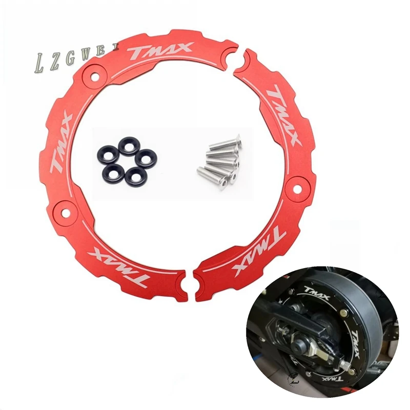 

Motorcycle Protective Cover Transmission Belt Pulley Protective Cover for Yamaha Tmax 530 T-max 530 2012 2013 2014 2015 2016