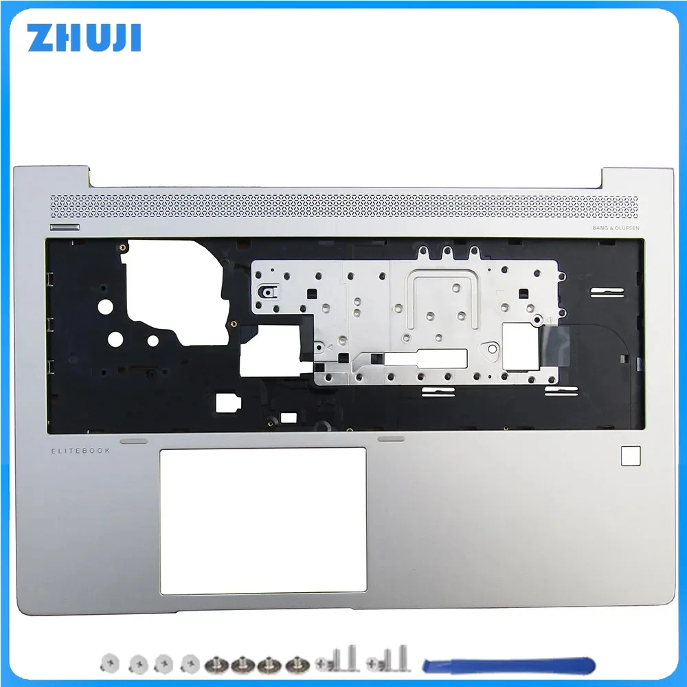 ل Elitebook 850 G6 755 G6 كمبيوتر محمول جديد LCD الغطاء الخلفي الخلفي الحافة العلوية Palmrest الغطاء السفلي L63358-001 L63370-001 الإسكان