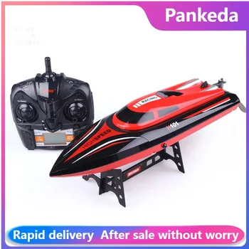 New H101 RC boat 28km/h high speed racing remote control ship 2.4G brushless speedboat water boat model outdoor children's RC toys