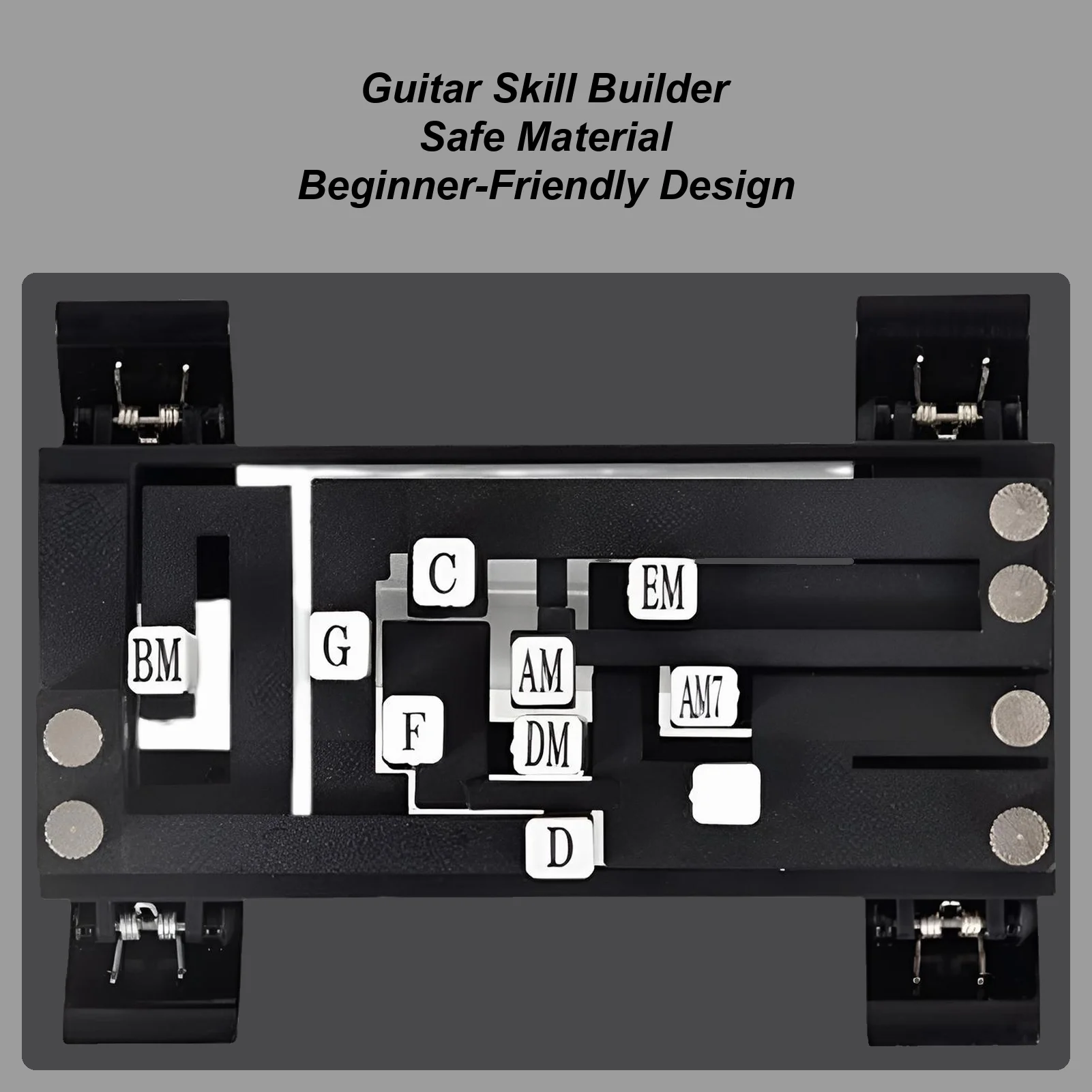 

Прижимной прибор для гитары, обучающая система, инструмент, портативный прижимной инструмент для начинающих, игроков, любителей музыки, практика