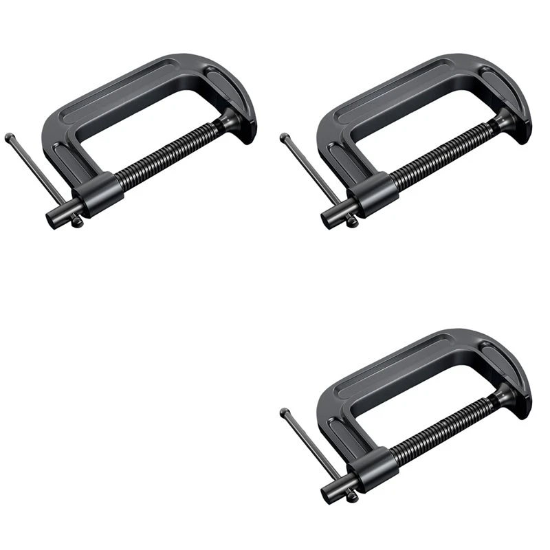 SYW-3X Heavy Duty G Clamp With Opening, G-Type Thickened Woodworking Clamp, Suitable For Woodworking And Welding. 1 Inch