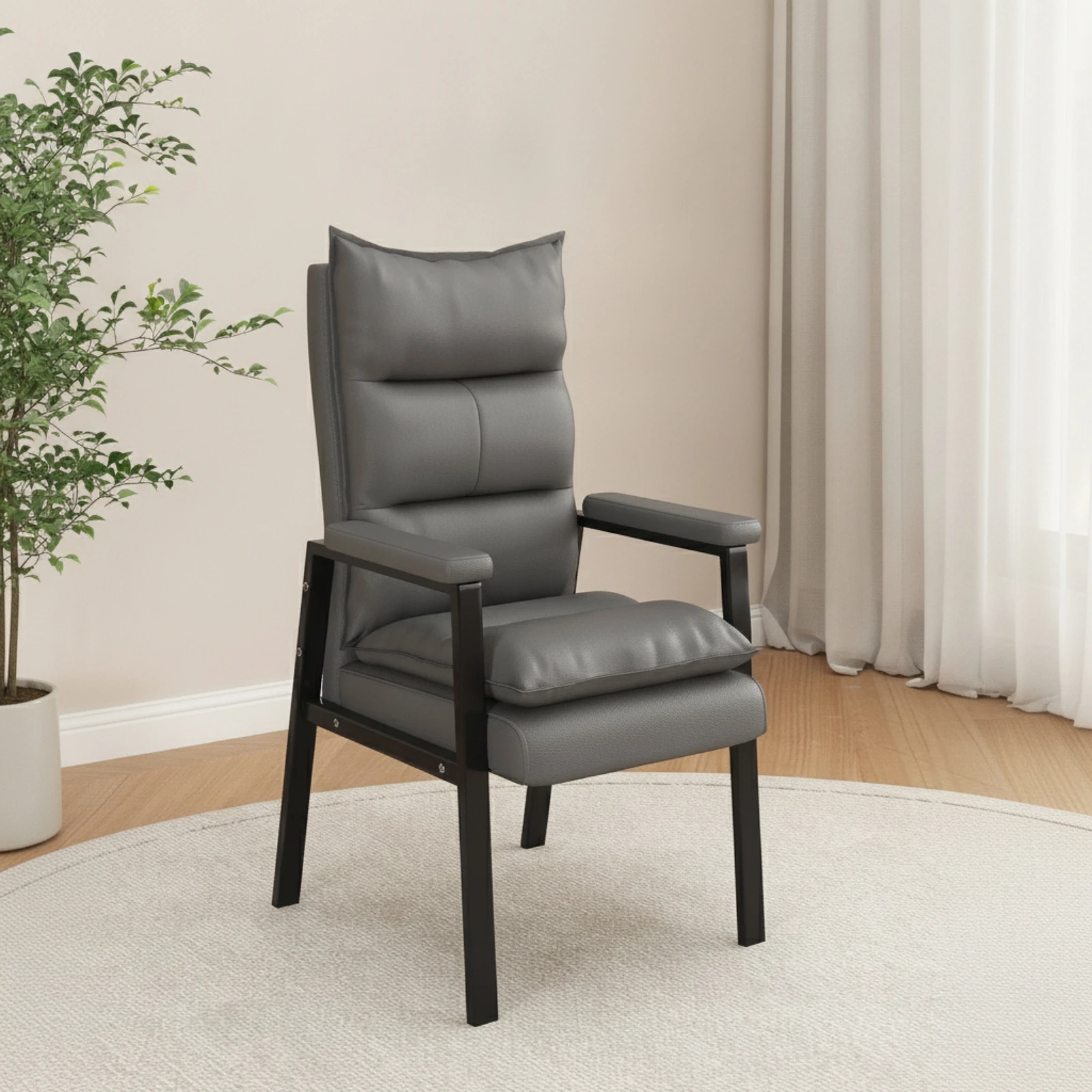 Обитое тканью кресло с высокой – обзор и цена Furniture Chairs For Office