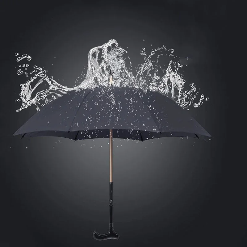 Hoge Kwaliteit Afneembare Zelfverdediging Klimmen Legering Parasol Glasvezel Anti-Slippen Kruk Outdoor Zelfverdediging Paraplu Gear
