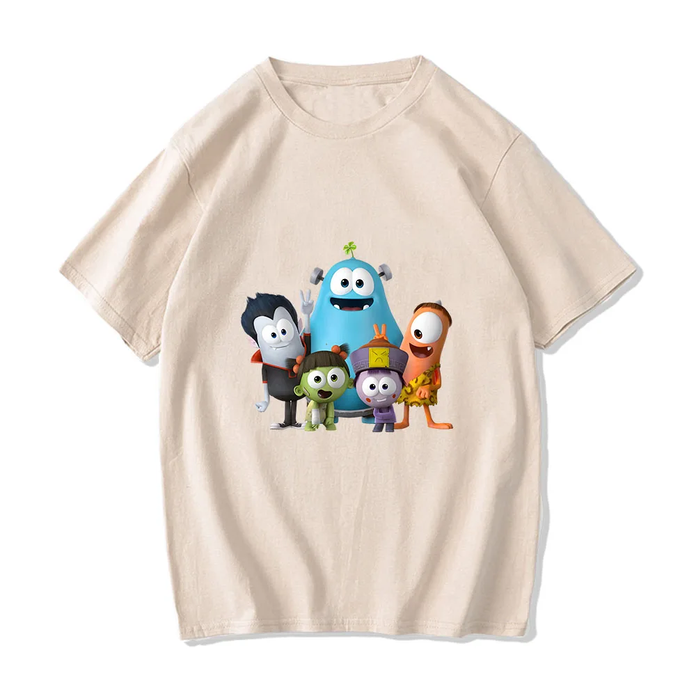 

Cute Spookiz T-shirt Cartoon Print Harajuku Kawaii Tee-shirt Short Sleeve Cotton High Quality Tshirt Sudaderas Comfortable Tops