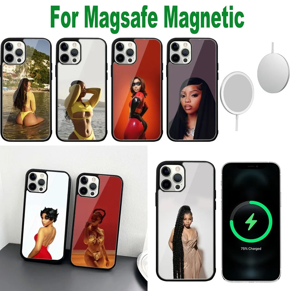 Hot Chloe B-Bailey Phone Case For iPhone 16,15,14,13,12,11,Plus,Pro,Max,Mini Magsafe Magnetic Wireless Charging