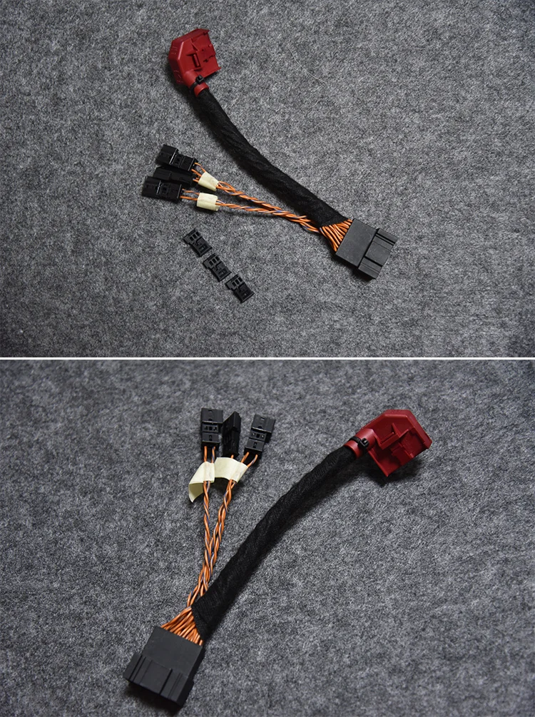 Para sagitar golf 7 magotan lamando touran l tayron mqb pq35 gateway cabo adaptador de expansão de extensão 1 peça