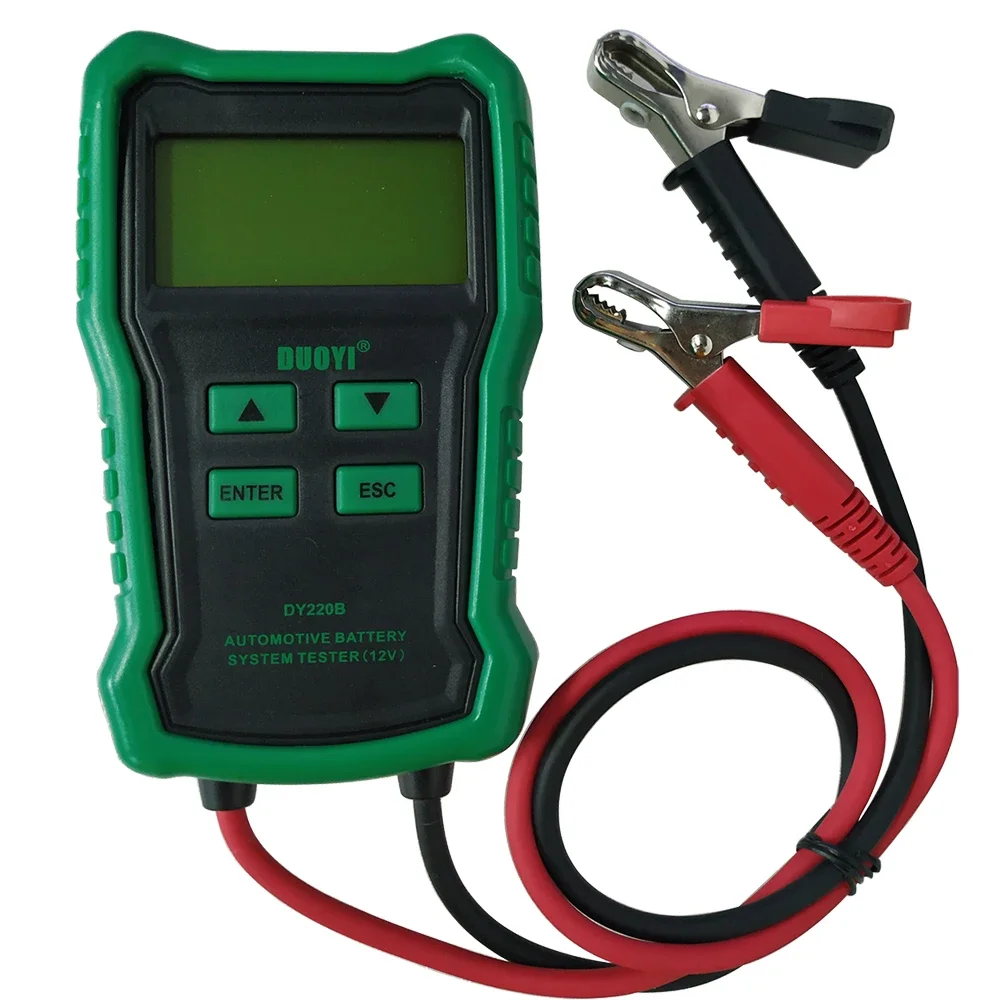 DY220B car and motorcycle battery battery testing instrument 12V multi-language new product