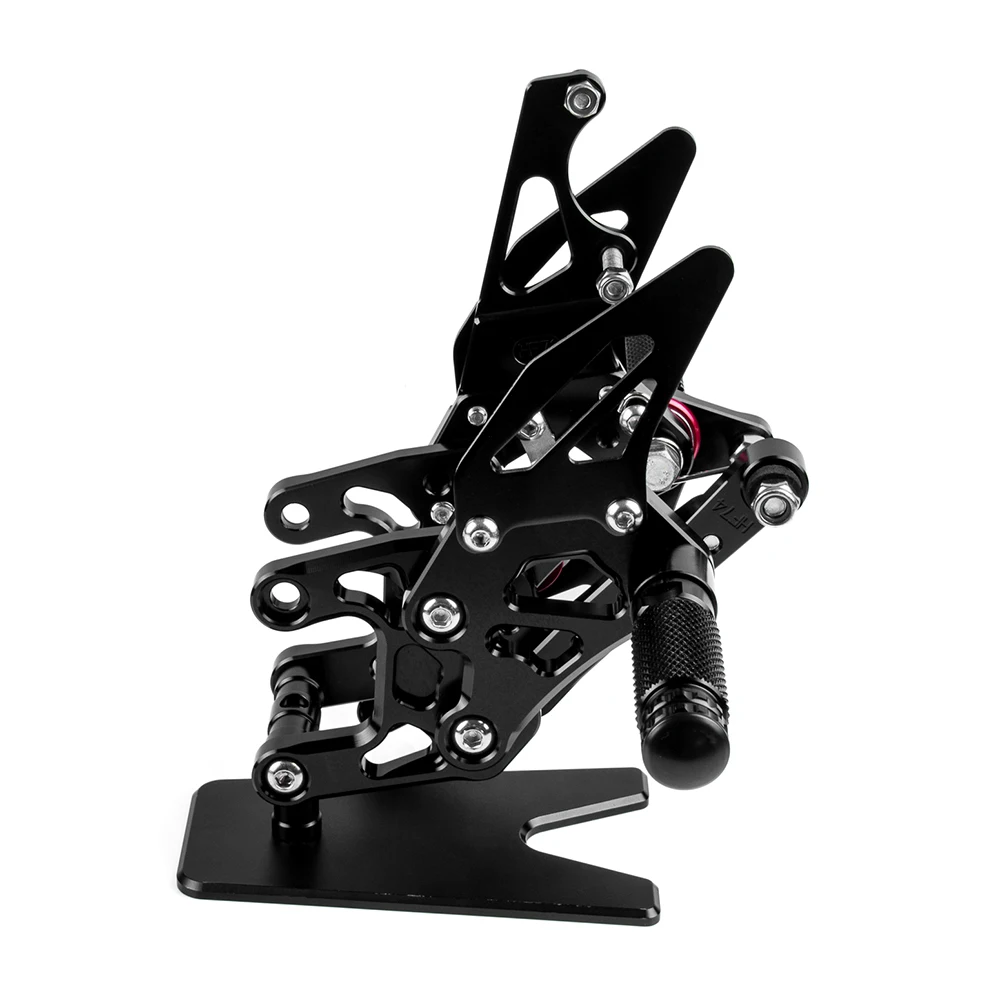 مساند قدم قابلة للتعديل باستخدام الحاسب الآلي أوتاد قدم رايدر مجموعة خلفية من الألومنيوم لهوندا CBR1000RR 2008 2009 2010 2011 2012 2013 2014