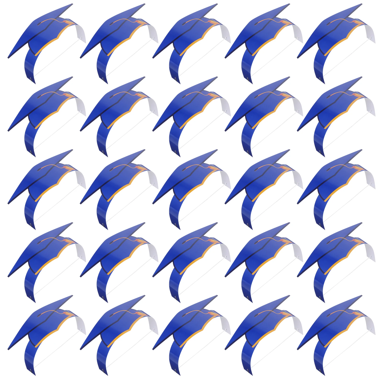 

36 Pcs Adjustable Doctor Paper Hat Graduates Decors Makeup Costume Props Caps Party Diy