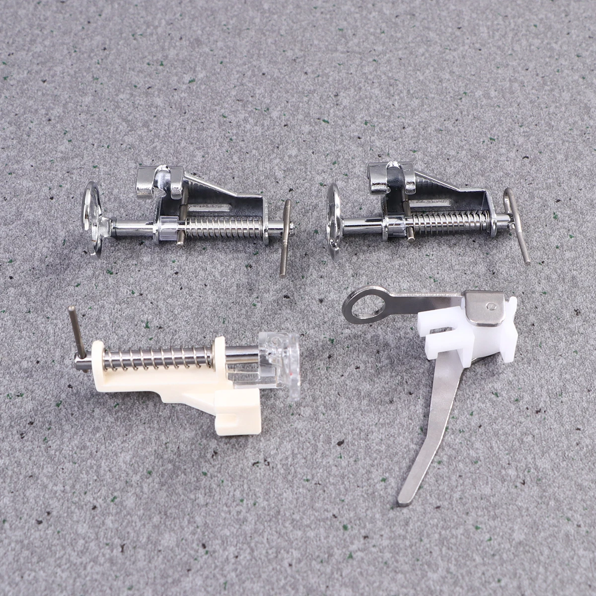 

4 Pcs Sewing Machine Presser Motion Universal Quilting Embroidery Durable Stainless Steel Fits Low Shank Domestic