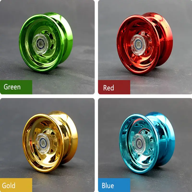 4 Colors Magic YoYo Professional Aluminum Boy toys High Speed Bearings Special Props Metal Yoyo Adult Interesting Toy Gift 1Pc